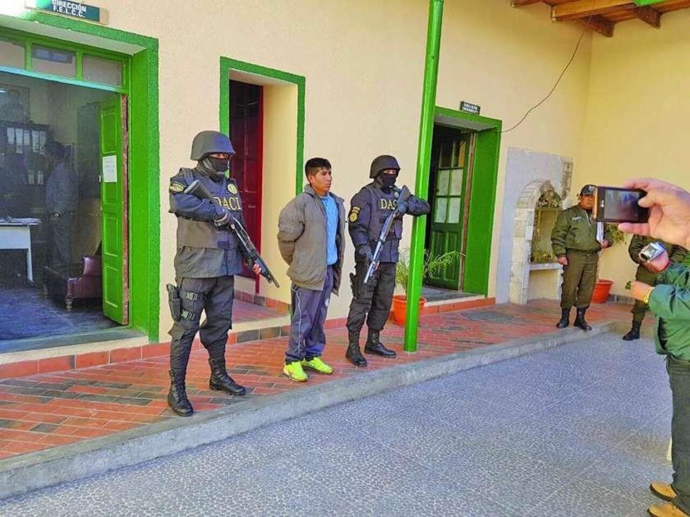 La Felcc detuvo a un acusado de violación