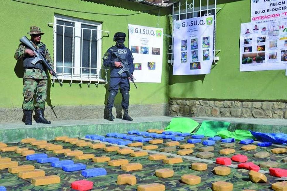 Detienen a once personas con 250 kilos de cocaína