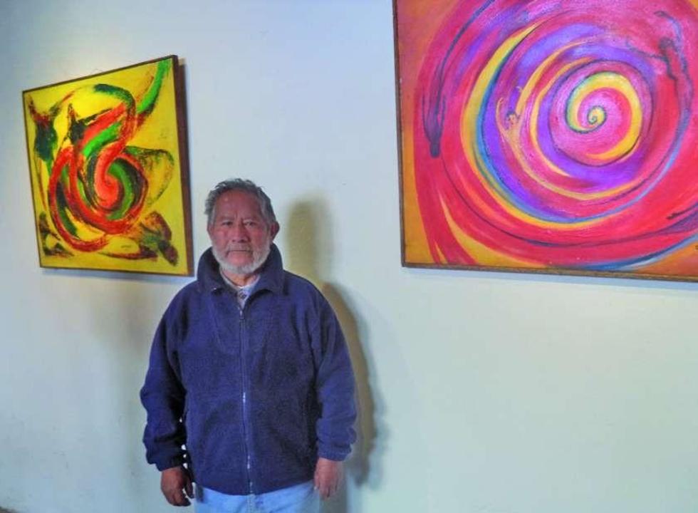 Exponen pinturas de Jaime Miranda