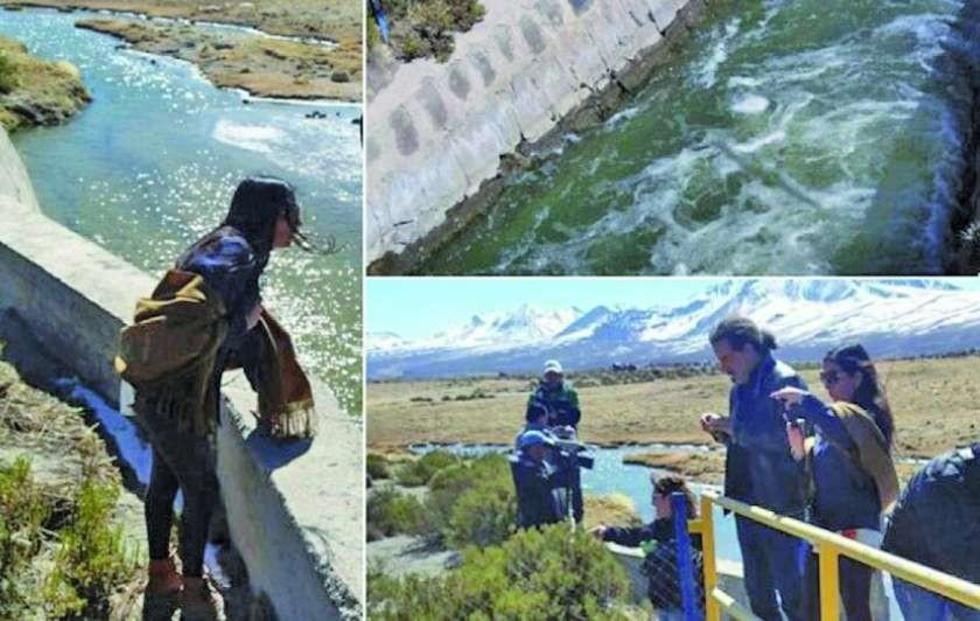 Delegación boliviana constata el desvío “unilateral” del río Lauca