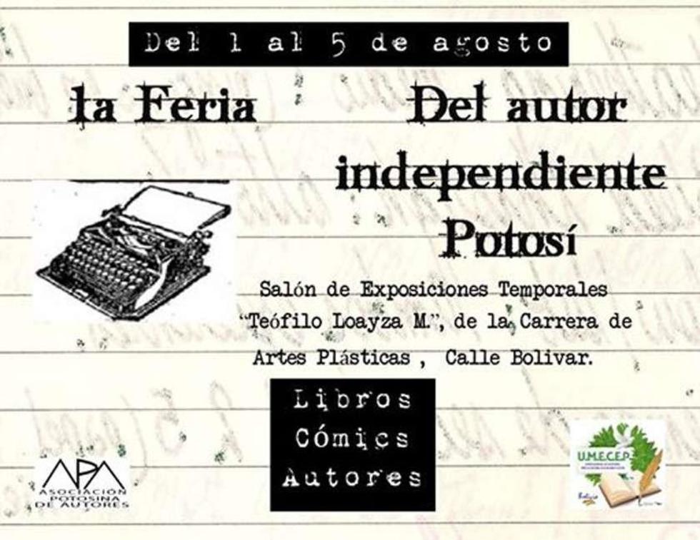 Los escritores potosinos organizan la primera feria del libro independiente