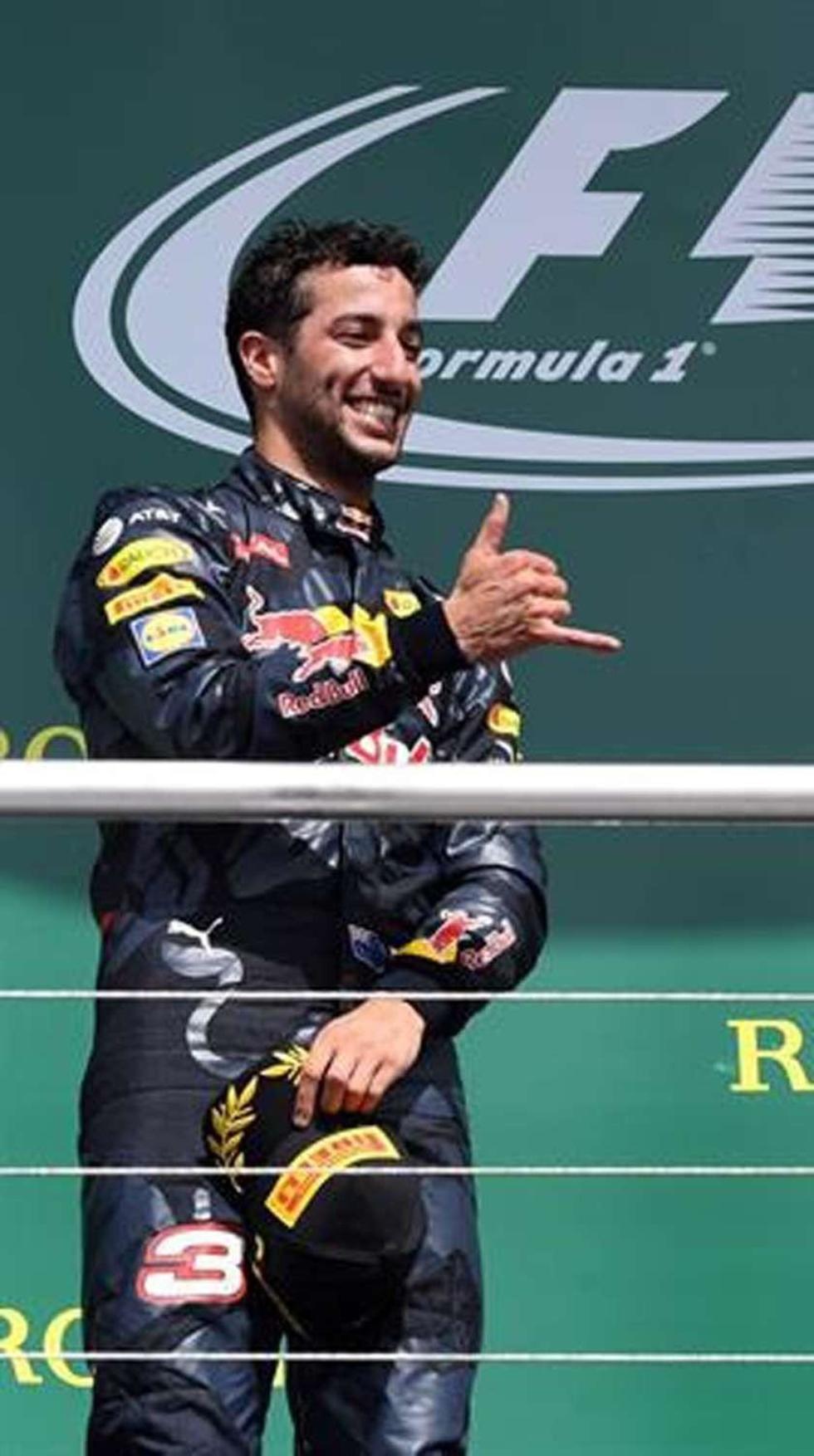 Ricciardo: "un segundo lugar está muy bien"