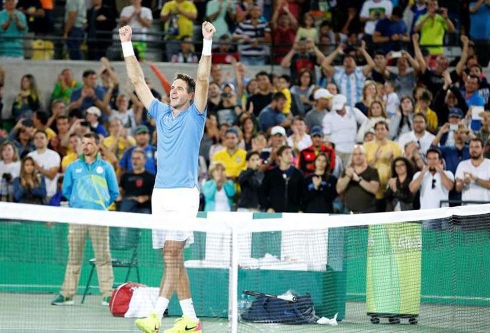 Del Potro elimina a Djokovic