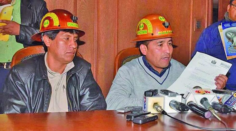 Cooperativistas mineros confirman bloqueo de caminos desde mañana 