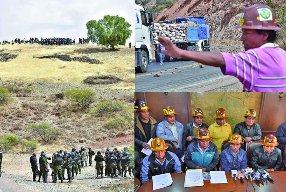 El conflicto de cooperativistas se complica tras choque con policías