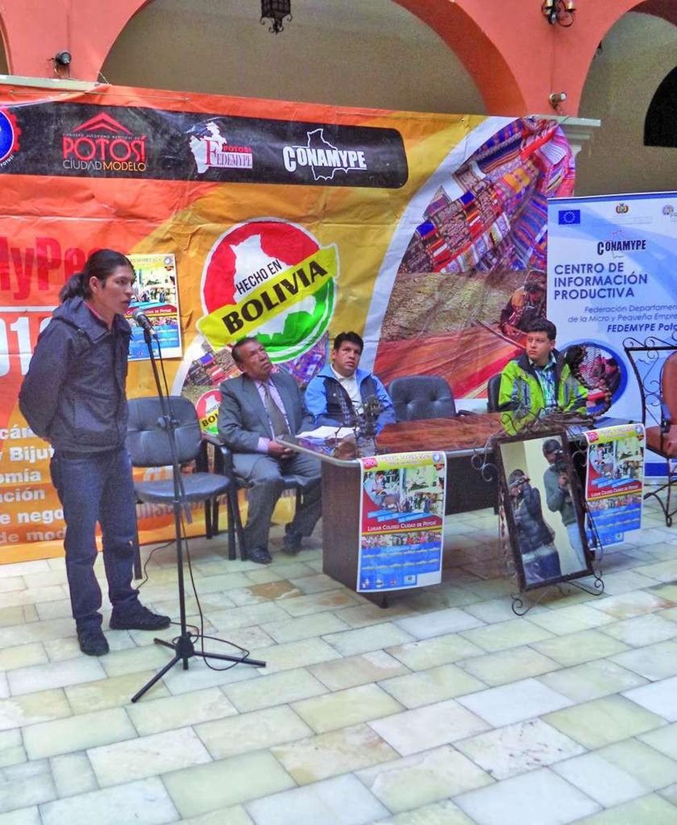 La Gobernación de Potosí lanza la "II Fexpo Mypes"