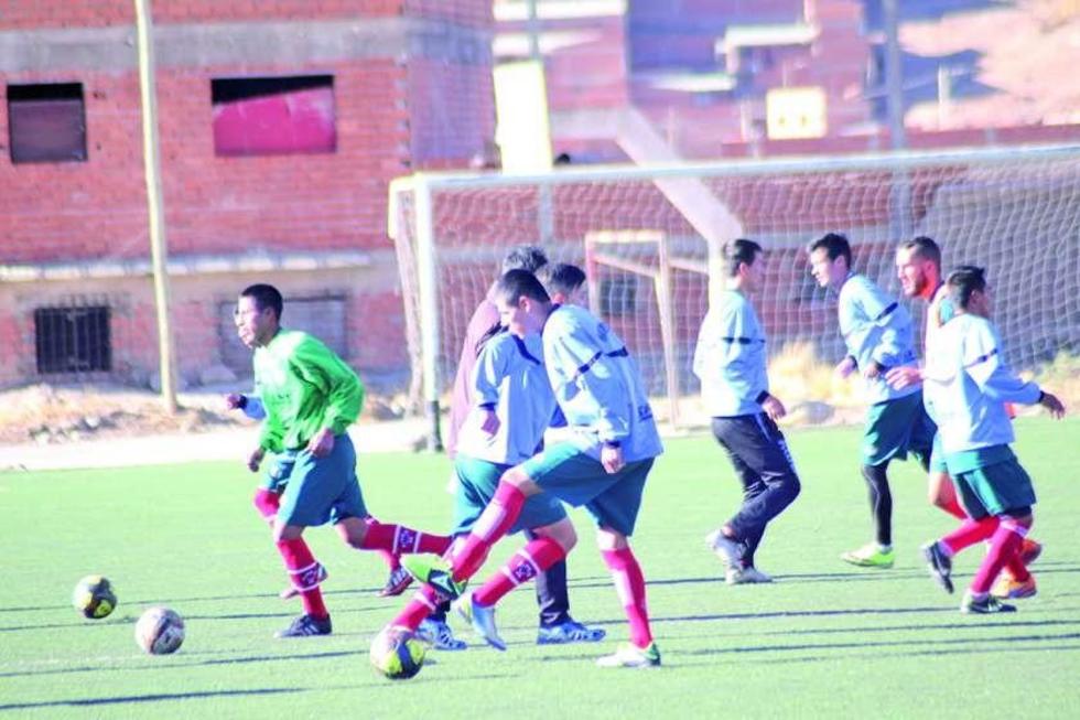 Ramallo trabaja en la recepción del balón del plantel