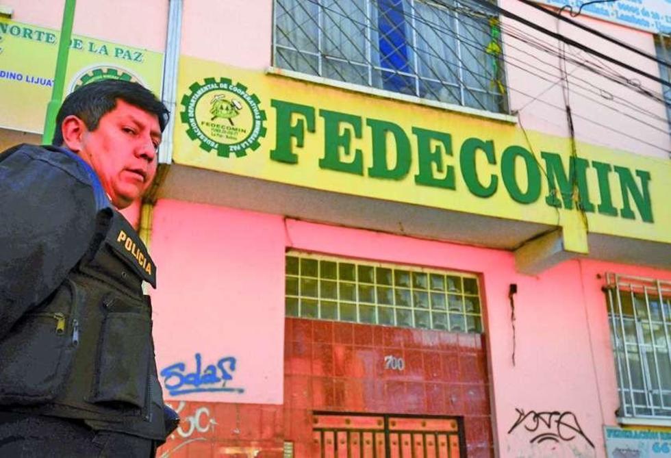 La Fiscalía interviene las oficinas de Fencomin y cierra temporalmente radio