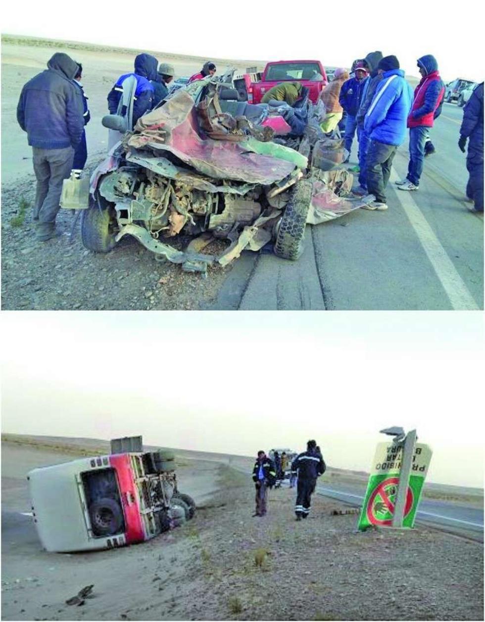 Dos personas fallecen en un accidente vial en Río Mulatos