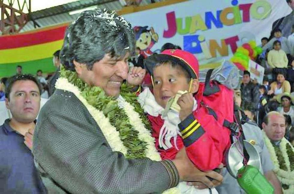 Prevén destinar Bs 475 millones para el Bono Juancito Pinto este año 