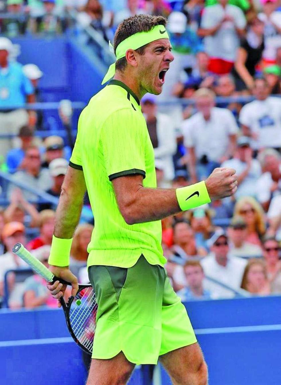 Del Potro pasa a octavos en el Abierto de EE.UU.