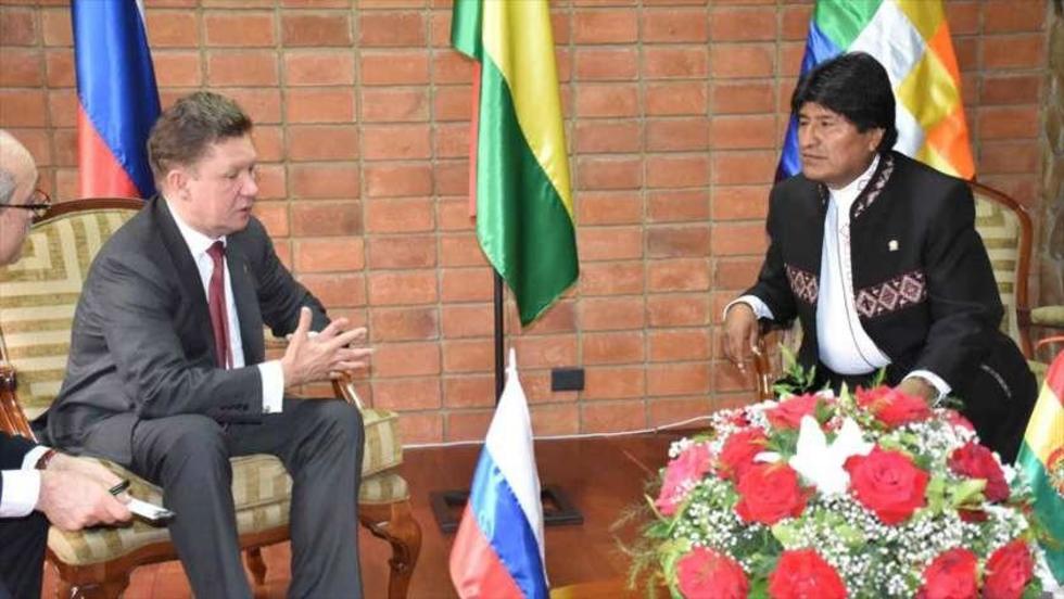 Presidente de Gazprom llegará a Bolivia para firmar acuerdos de gas