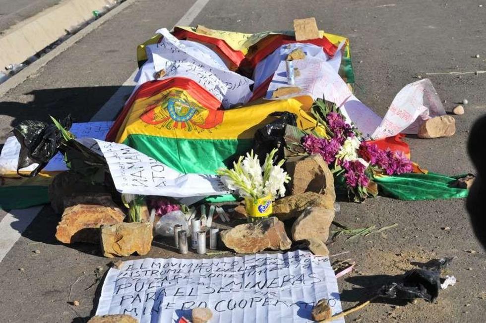 Fiscalía tiene la lista de policías por muerte del cooperativista Arapaya