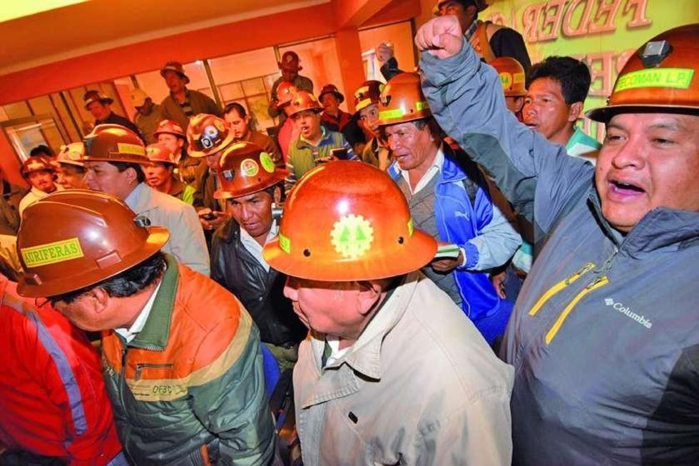 Cooperativistas mineros crean una Comisión Nacional de Pacificación