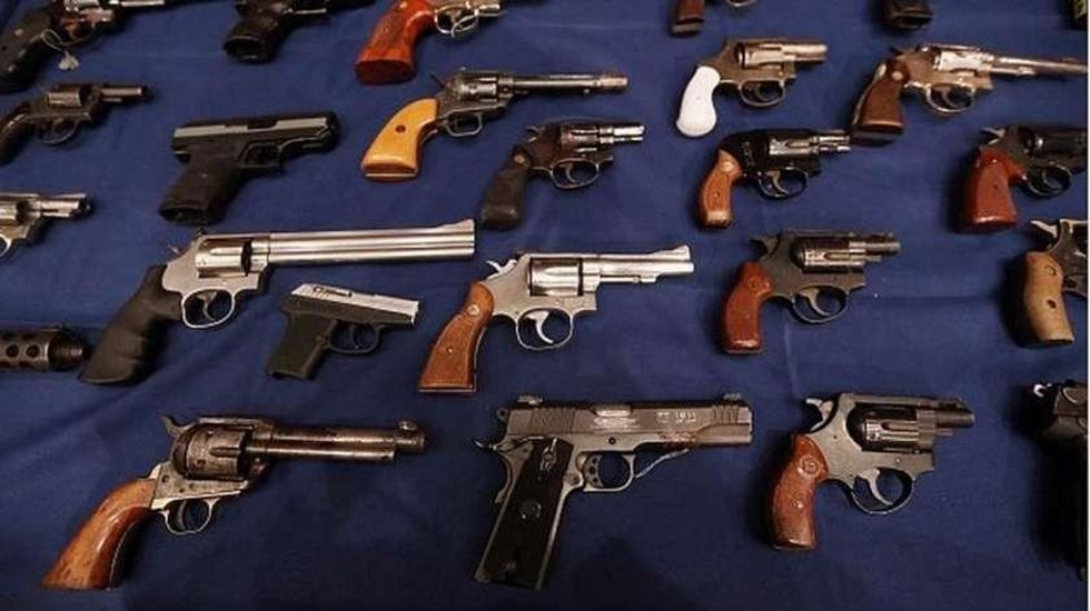 La Policía registra más de 10.000 armas de fuego en todo el país