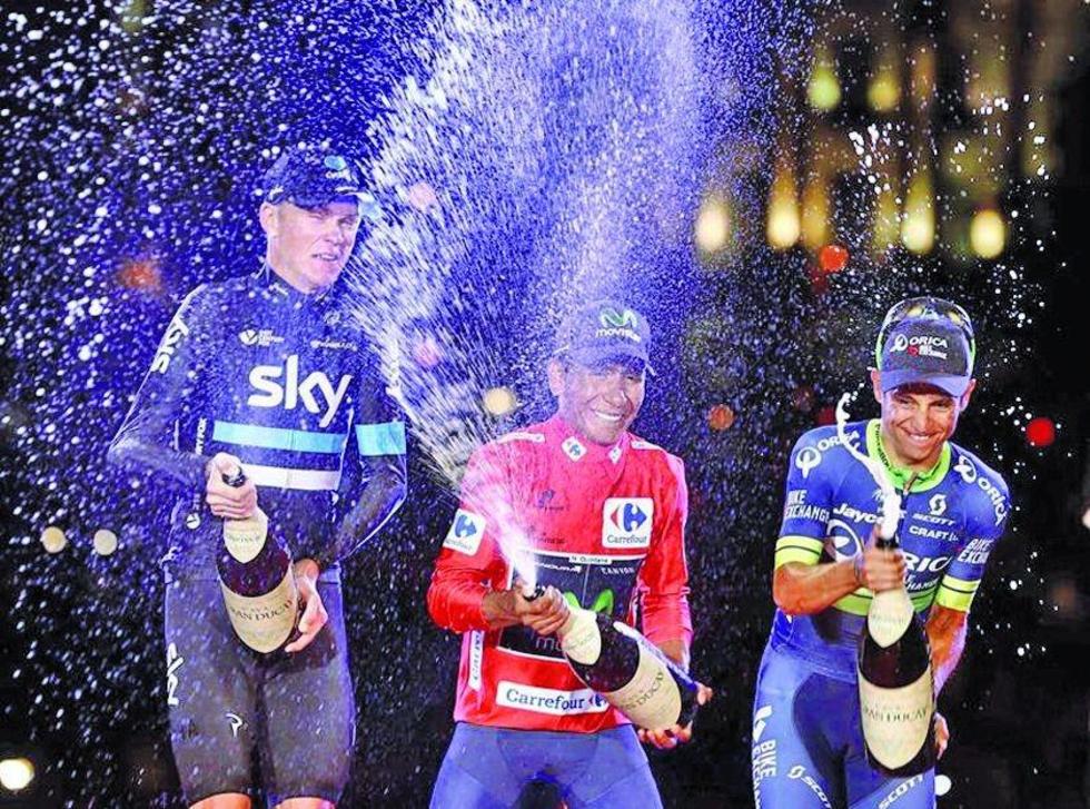 Nairo Quintana se adueña de la Vuelta a España