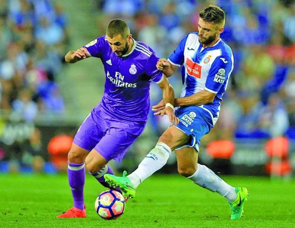 Real Madrid vence de visitante a Espanyol
