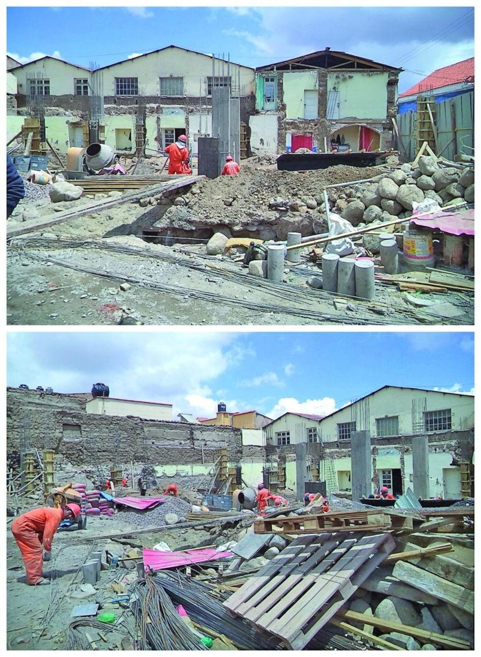 Construcción del nuevo bloque de Medicina avanzó en 20 %