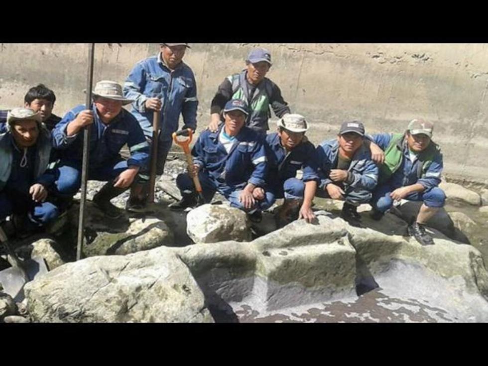 Hallan parte de altar inca que se creía destruido