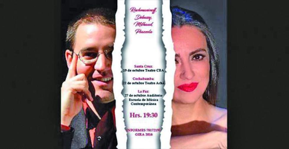 Viene una gira de recitales  a dos pianos por el país