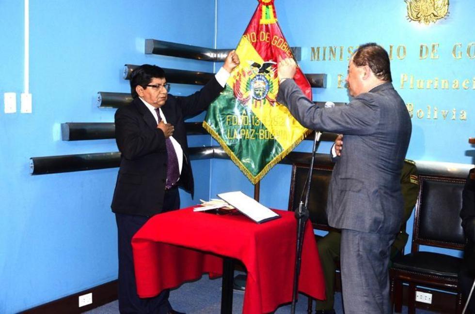 Jura al Viceministerio de Régimen Interior Pedro Villa