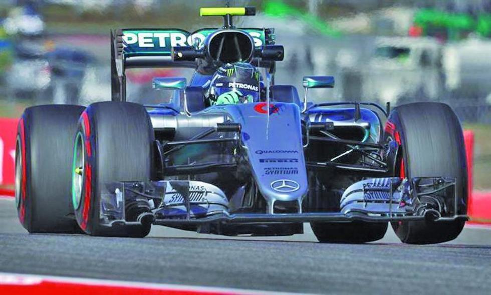 Rosberg fue el más rápido en EE.UU.