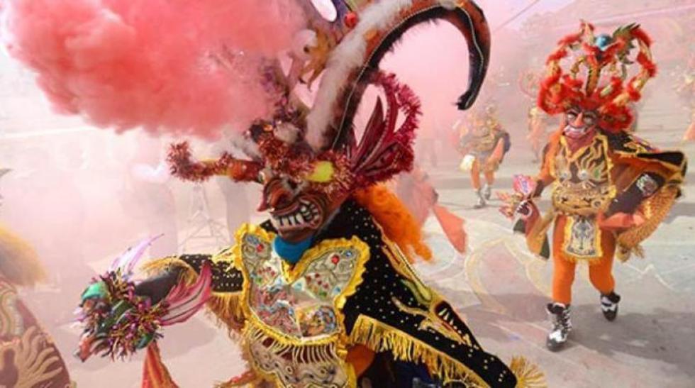 Primer convite suelta a diablos de Oruro 2017