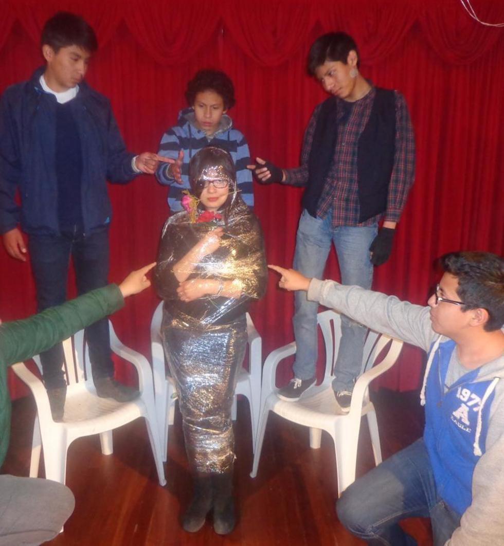 Elenco “Panchos teatro” va  a un nacional intercolegial