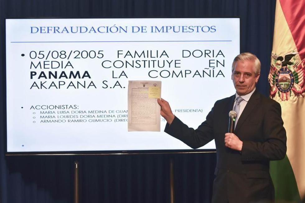 Gobierno acusa a Doria Medina de defraudación impositiva