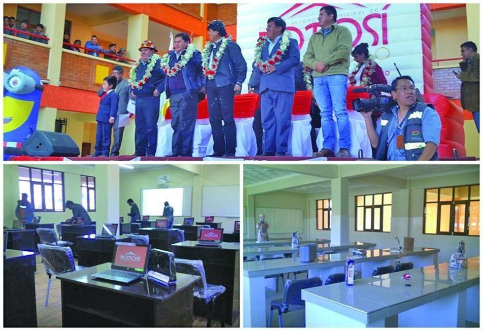 Entregan escuela para bachillerato técnico 