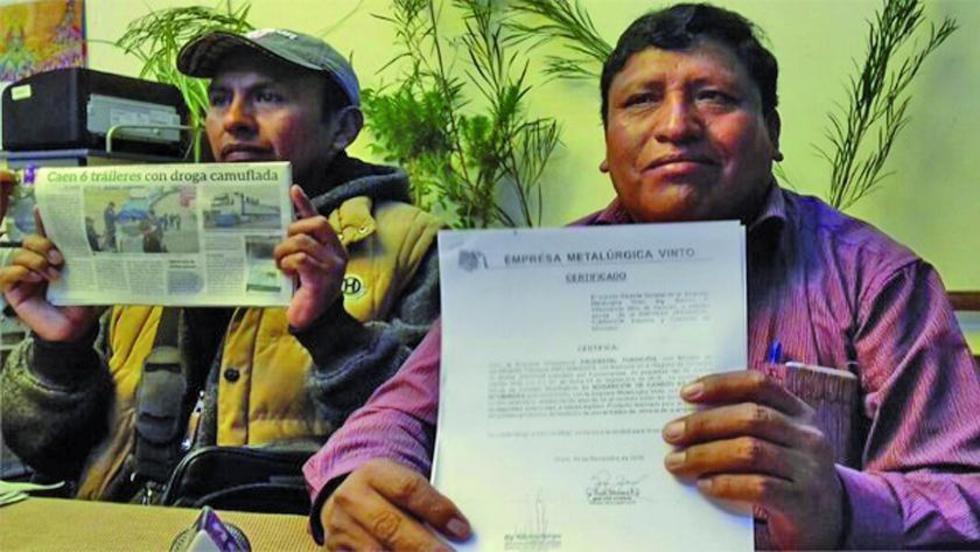 En Perú detienen a 19 camiones bolivianos por transportar droga