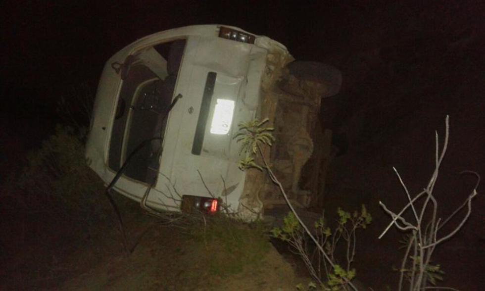 Ancianas se accidentan en un minibús cerca del municipio de Tacobamba