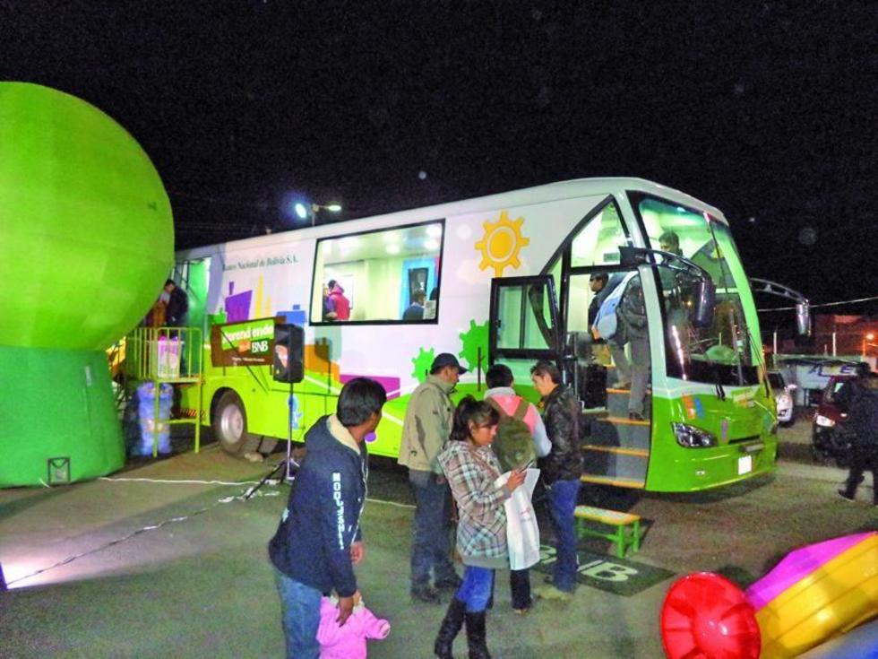 Feipobol muestra el bus financiero