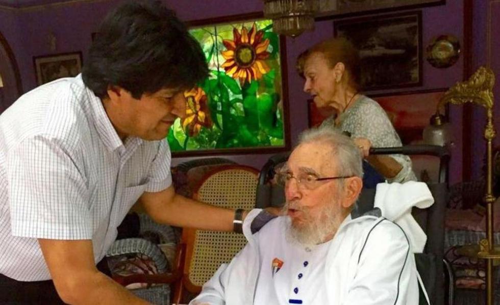 Evo viaja hoy a Cuba para darle el último adiós a Fidel