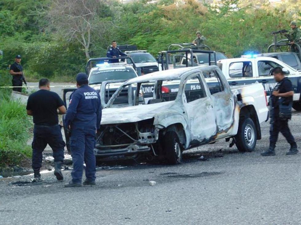 Agentes de la Procuraduría de México fueron calcinados vivos