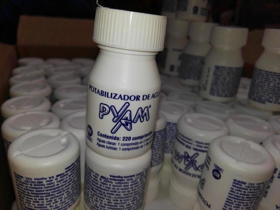 Entregan un millón de  pastillas para potabilizar el agua en municipios