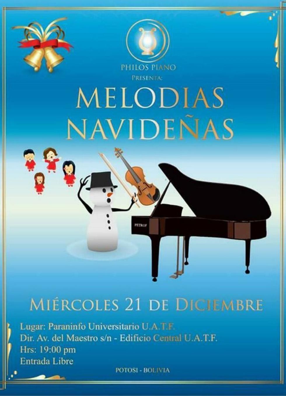 Artistas potosinos presentan hoy “Melodías Navideñas”