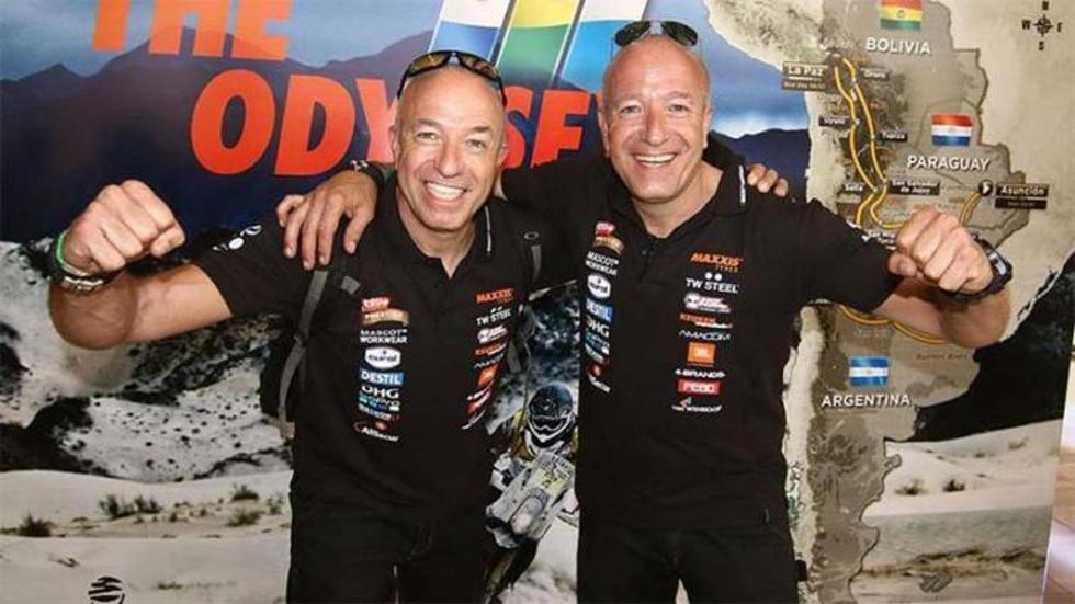 Los hermanos  Coronel son primeros en UTV