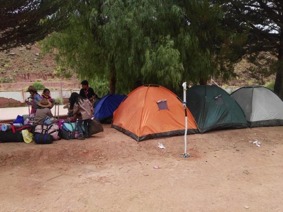 Abre encuentro de  manadas scouts