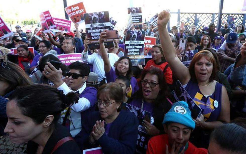 Los inmigrantes están en pie de lucha contra la política de Trump
