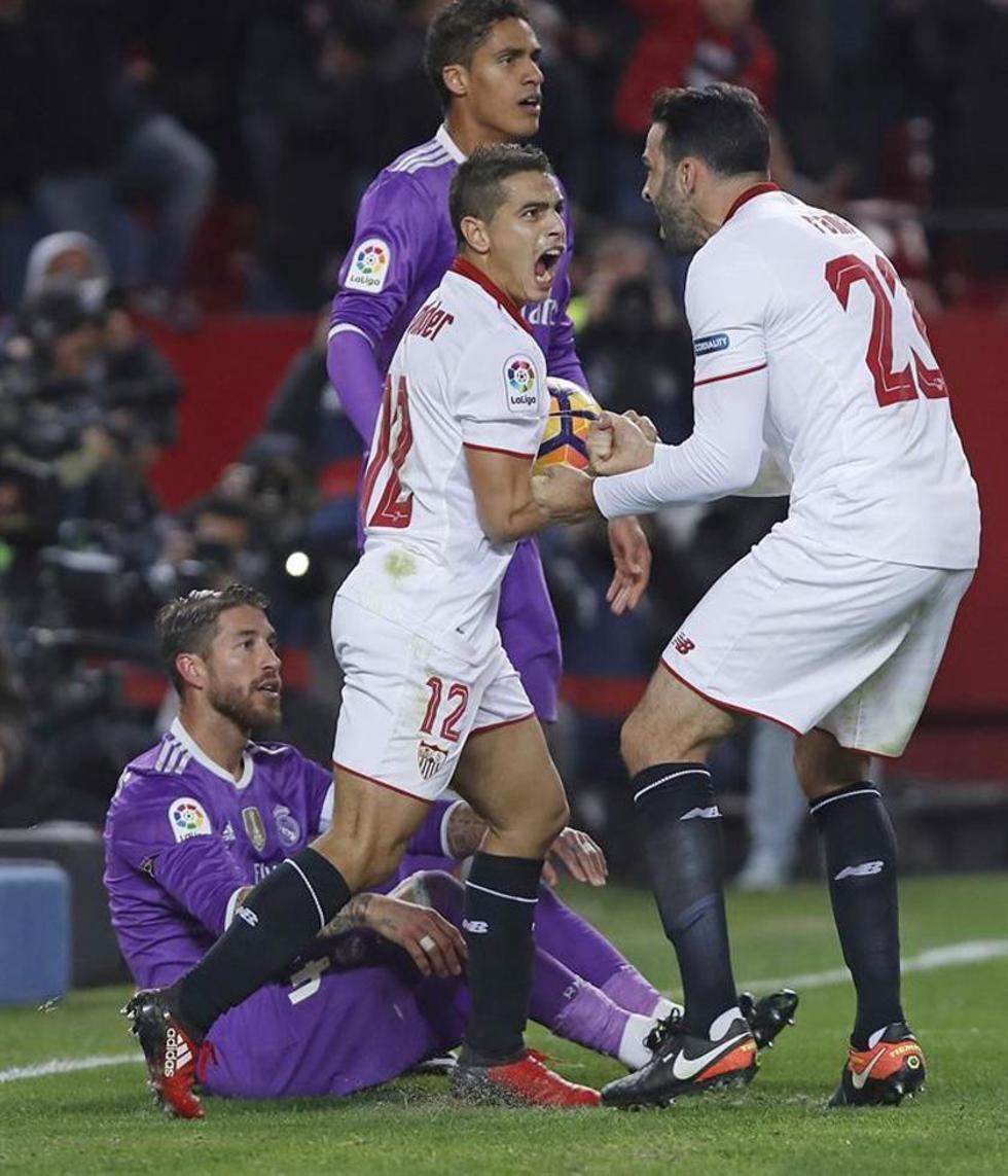 Sevilla gana 2-1 a Real Madrid 