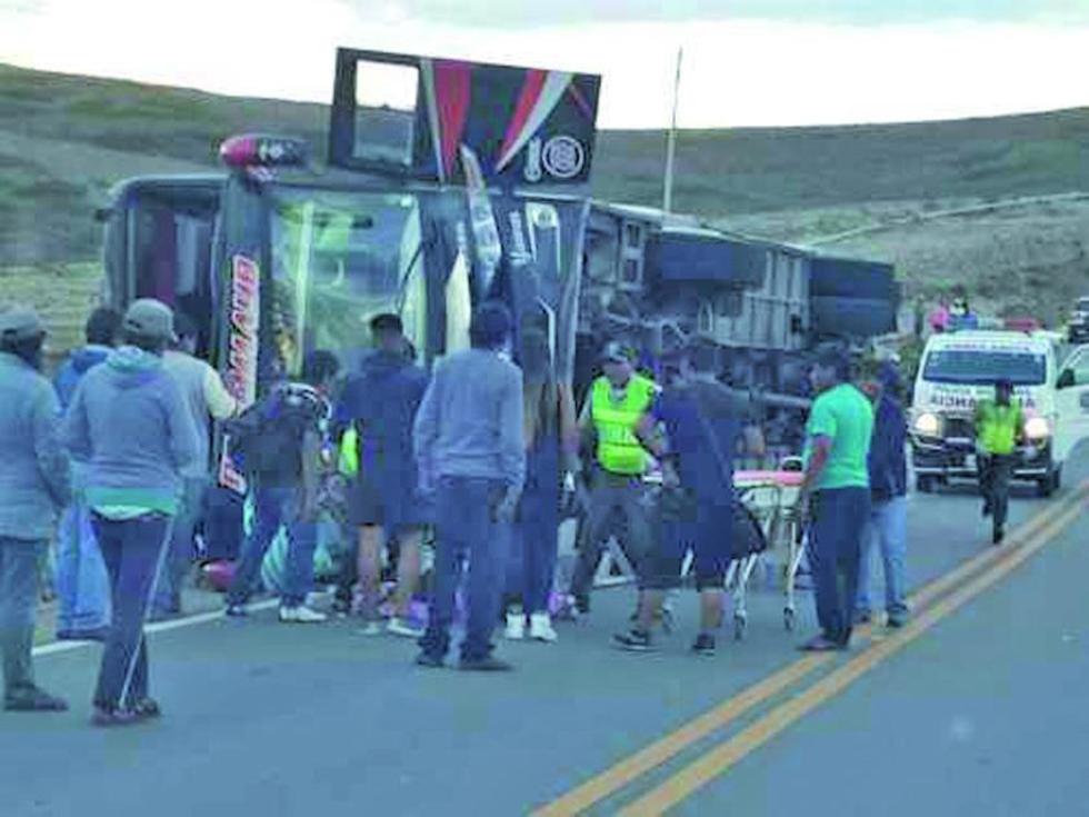 Accidente vial deja a cuatro personas con discapacidad