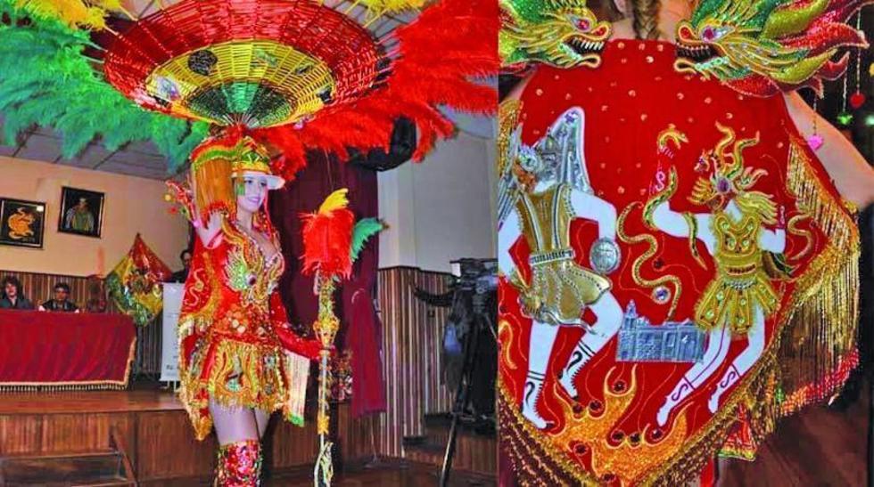 Traje típico de Miss Bolivia, entre los 15 más llamativos