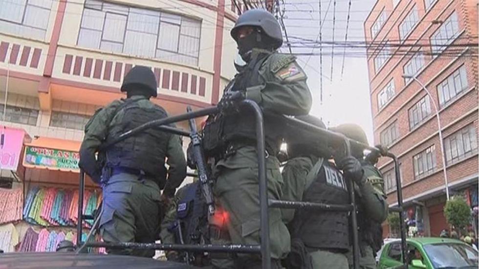 Policía Boliviana trabaja con agentes encubiertos que operan en La Paz