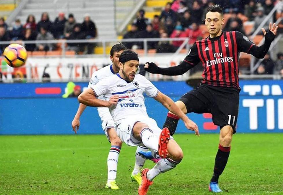 Sampdoria gana a Milan y le agrava la crisis