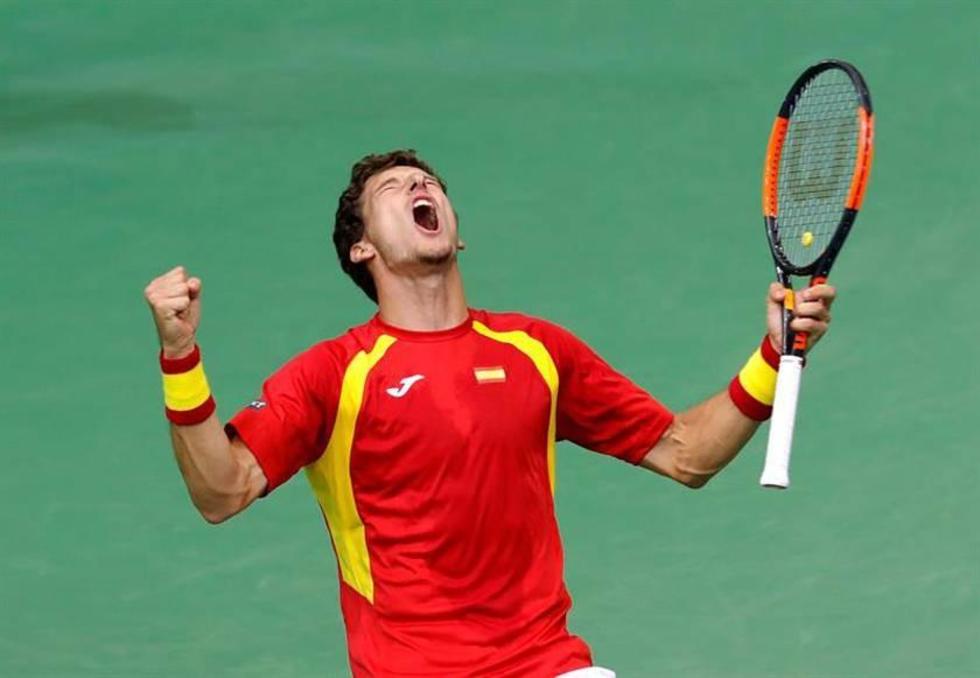 España gana a Croacia y va a cuartos en la Davis