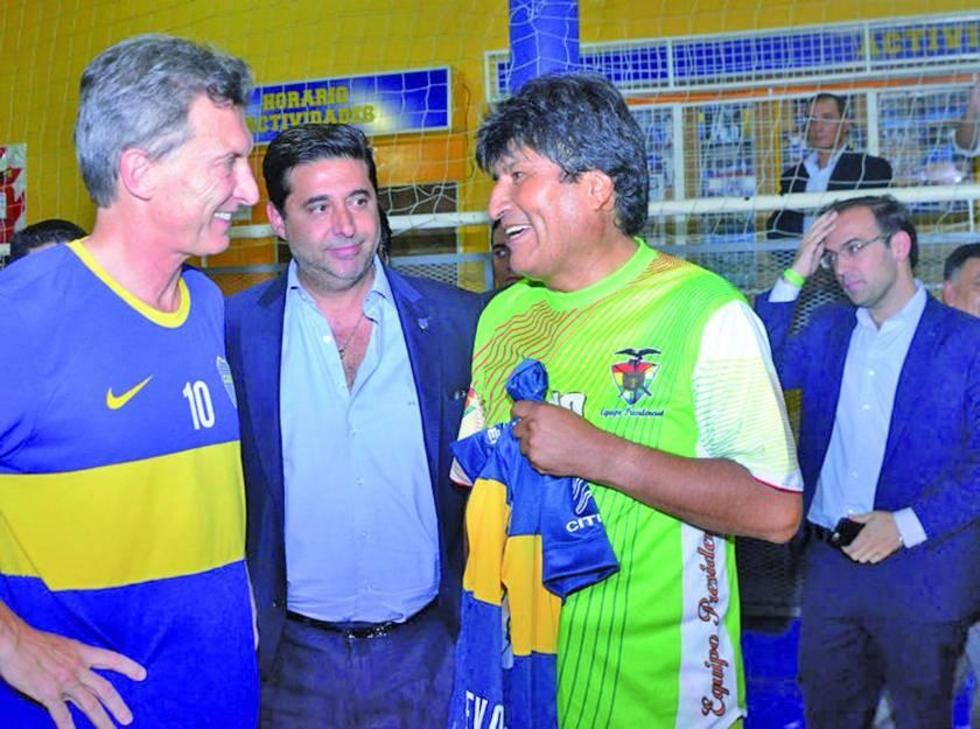 Evo y Macri apuntalan una agenda bilateral