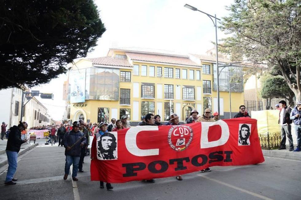 Se confirma la marcha de los trabajadores potosinos