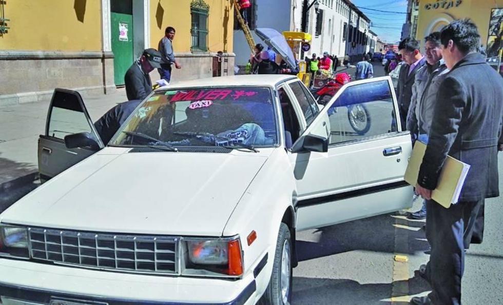 Fiscalía requisa un vehículo que habría sido usado para perpetrar un robo