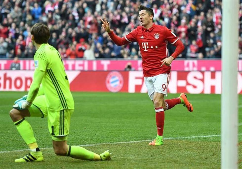 Bayern tritura al Hamburgo y Leipzig derrota al Colonia